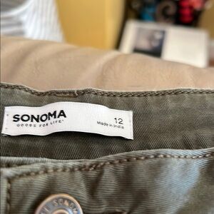 Sonoma Olive Green Pants